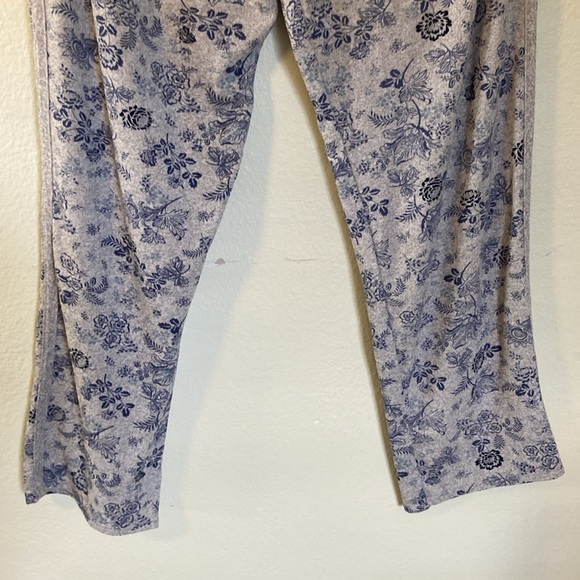 Lucky Brand Pull on Floral Straight leg Pants Comfortable Soft Cozy Women’s XL - Picture 4 of 11